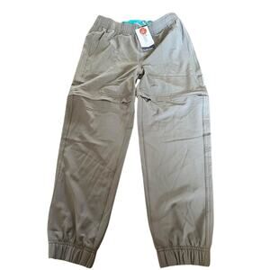 NEW Boys Khaki World Wide Sportsman Convertible Pants Sz M Bass Pro